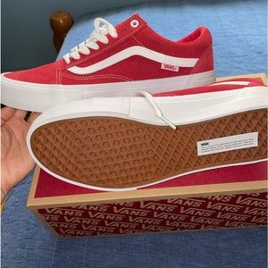 BRAND NEW old skool Pro Red vans